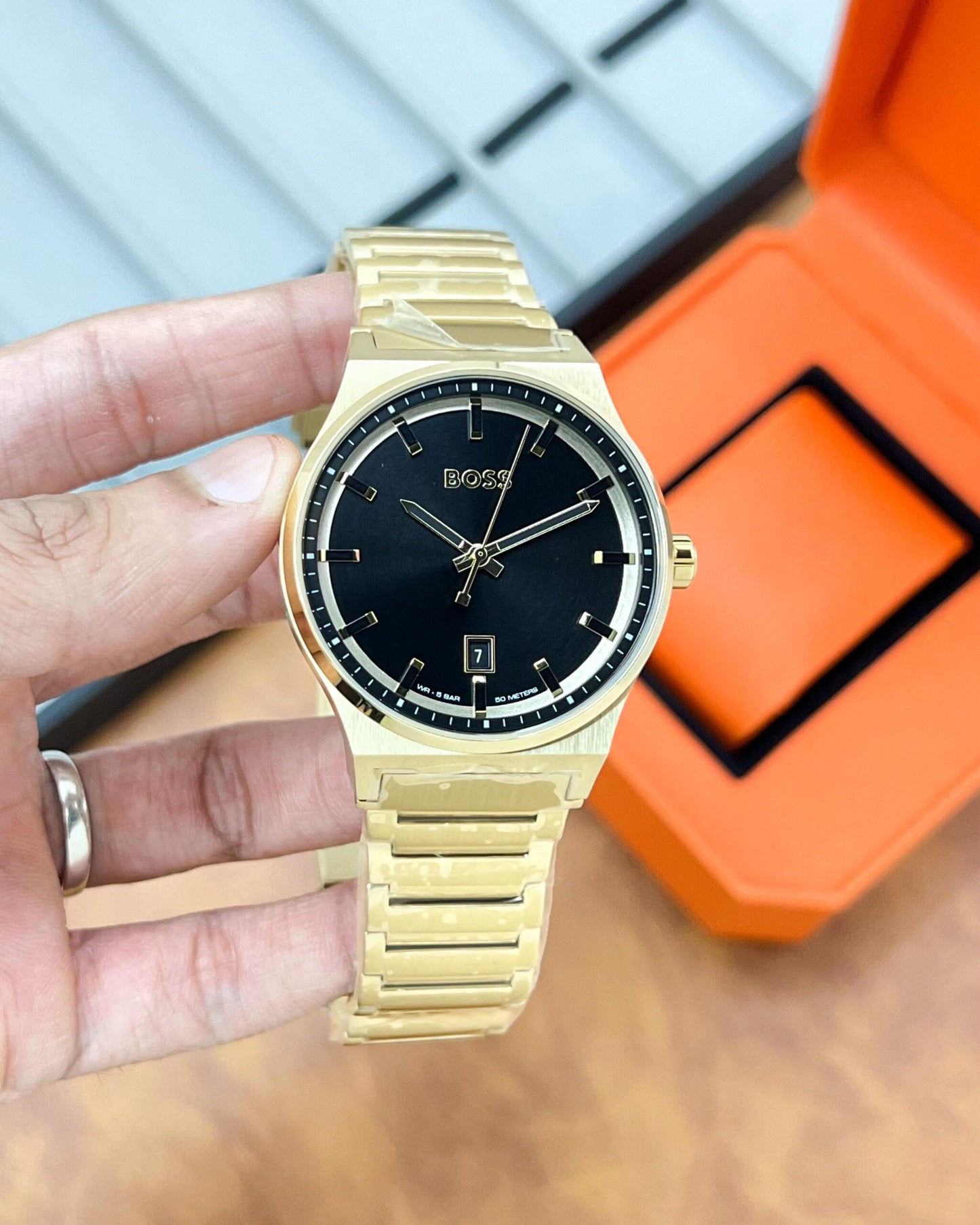 Boss Candor Black Dial