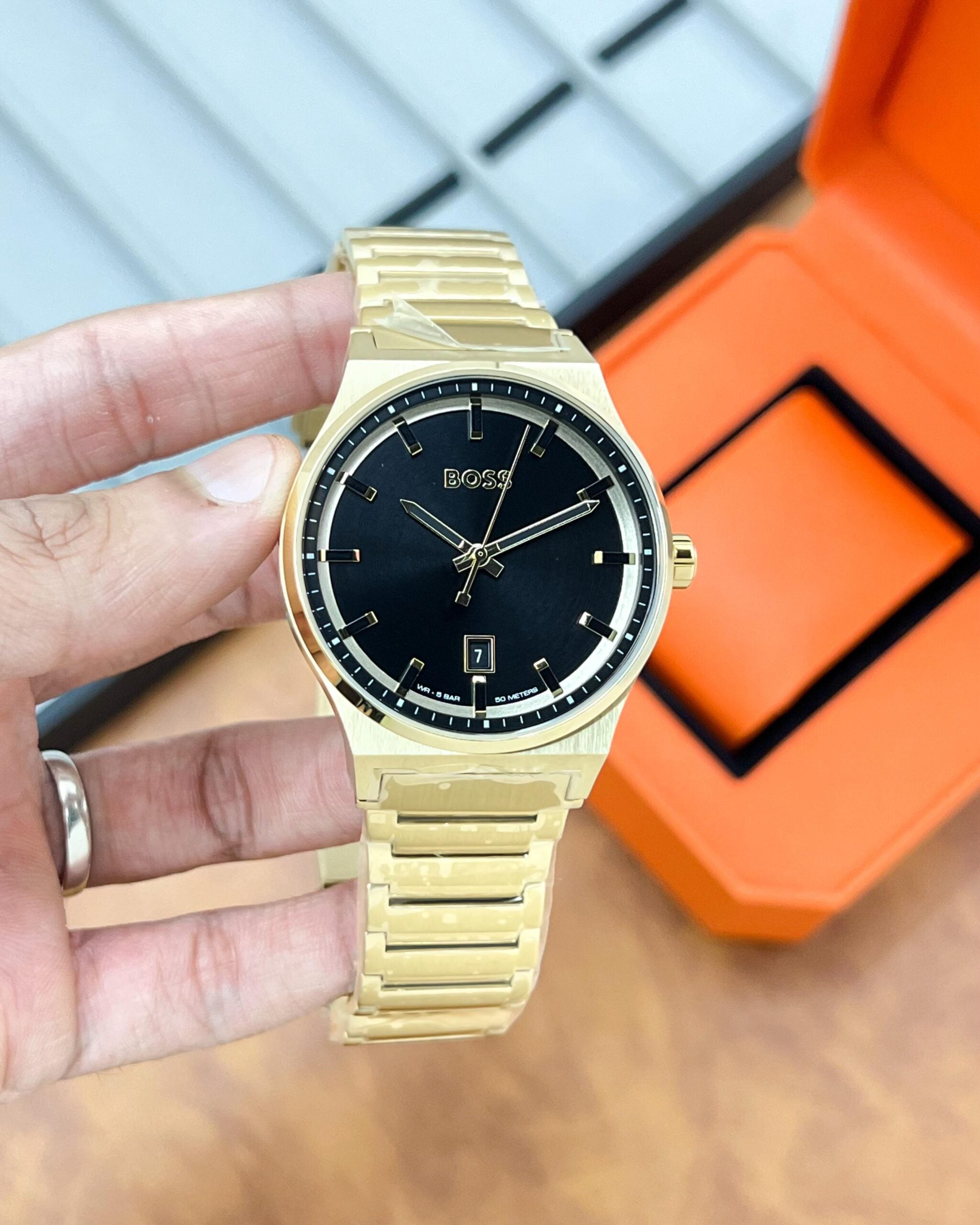 Boss Candor Black Dial