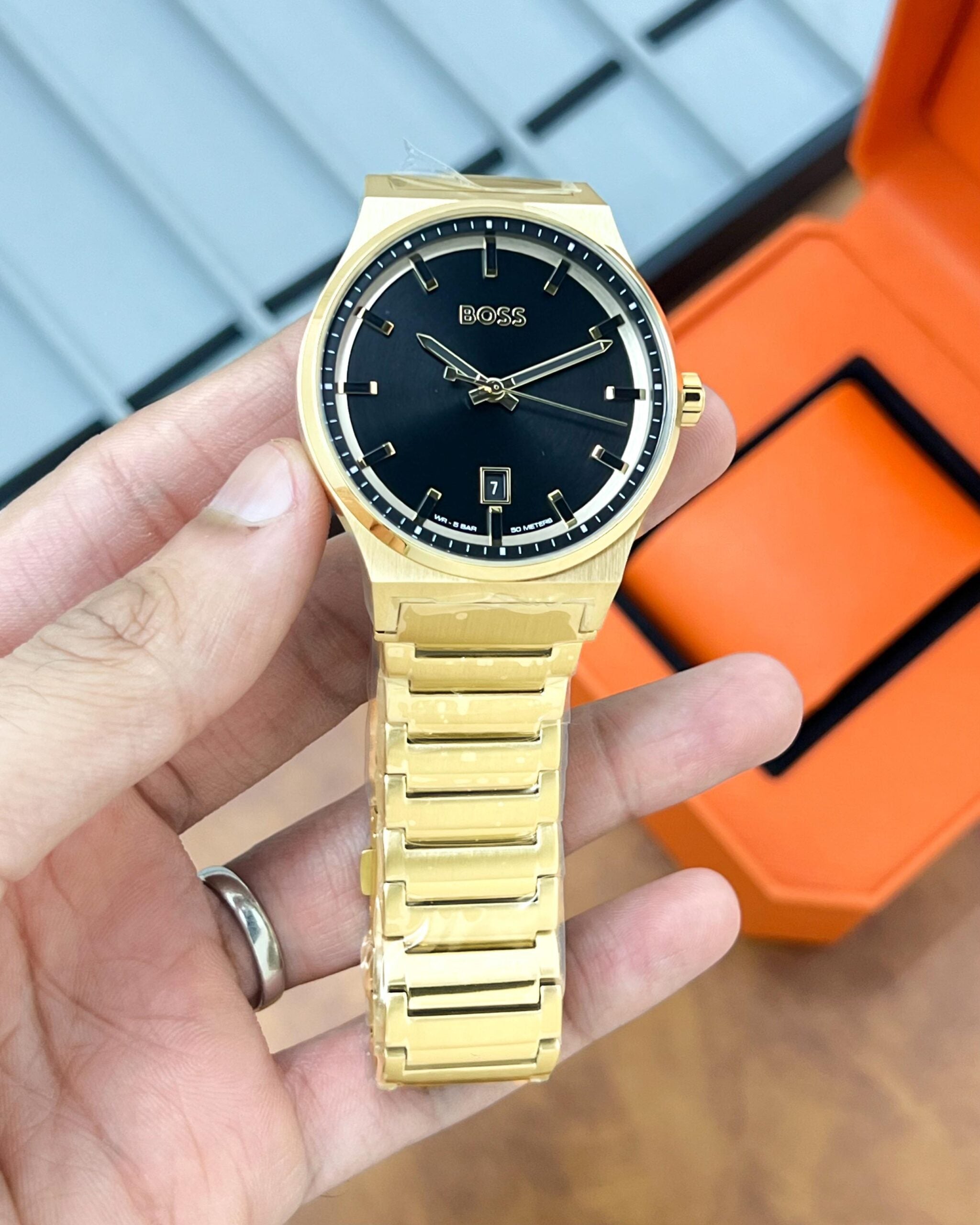 Boss Candor Black Dial