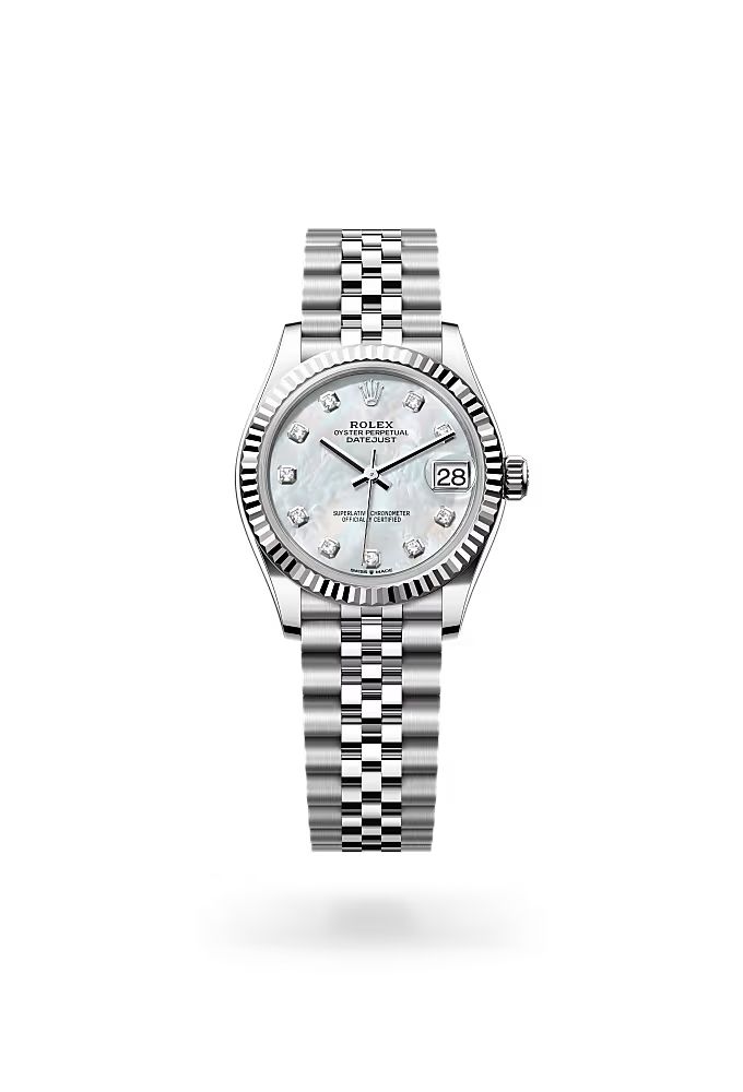 Rolex Datejust Silver Diamond Series