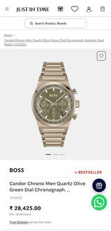 Boss Green Quartz Chronograph