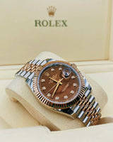 Rolex Oyster Perpetual Datejust Brown Dial