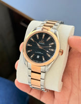 Omega Seamaster Black Dial Aqua Terra Automatic