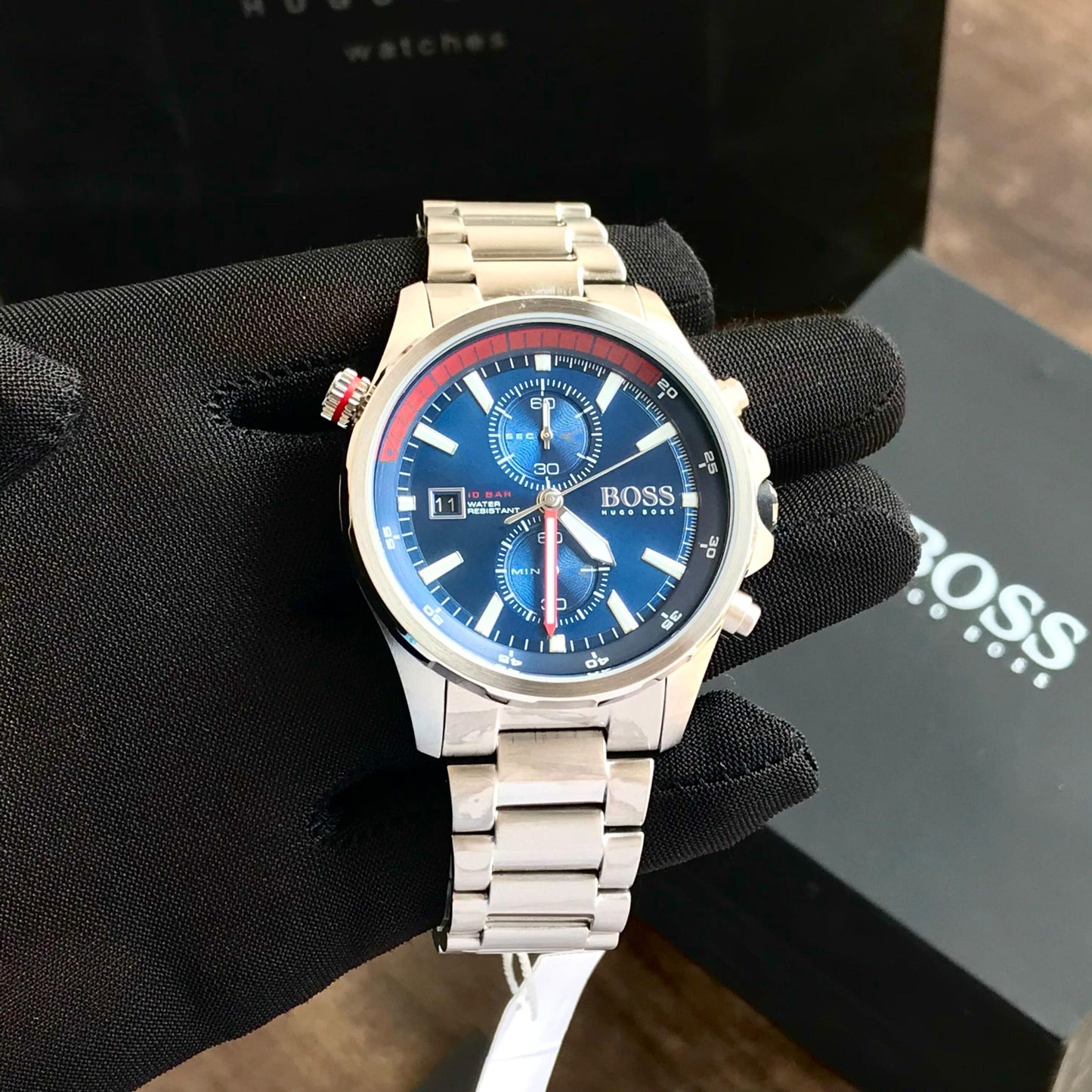 Boss Globetrotter Analog Chronograph