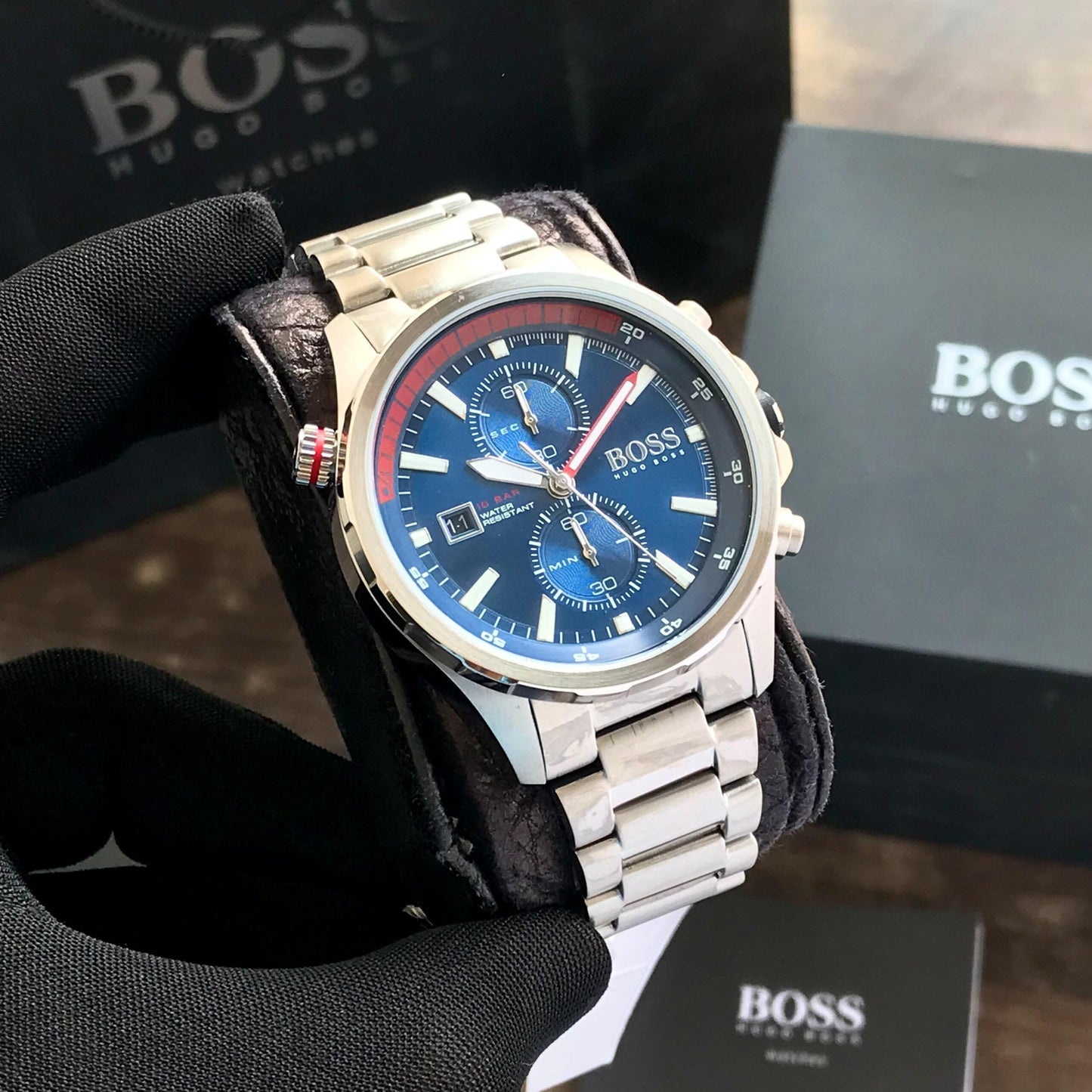 Boss Globetrotter Analog Chronograph