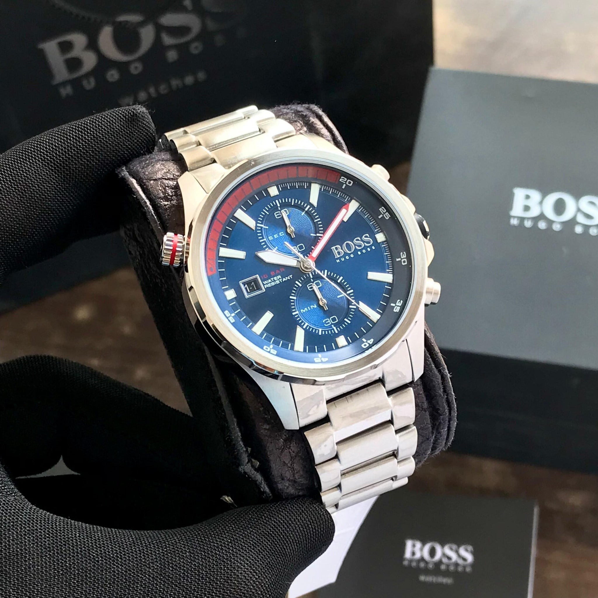 Boss Globetrotter Analog Chronograph