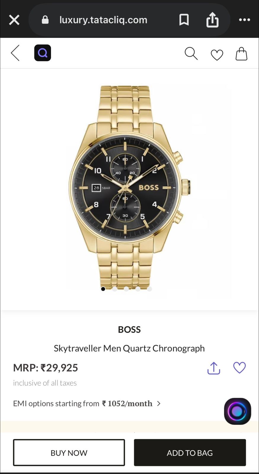 Boss Centre Court Chronograph