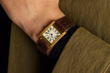 Cartier Tank White Textured Dial
