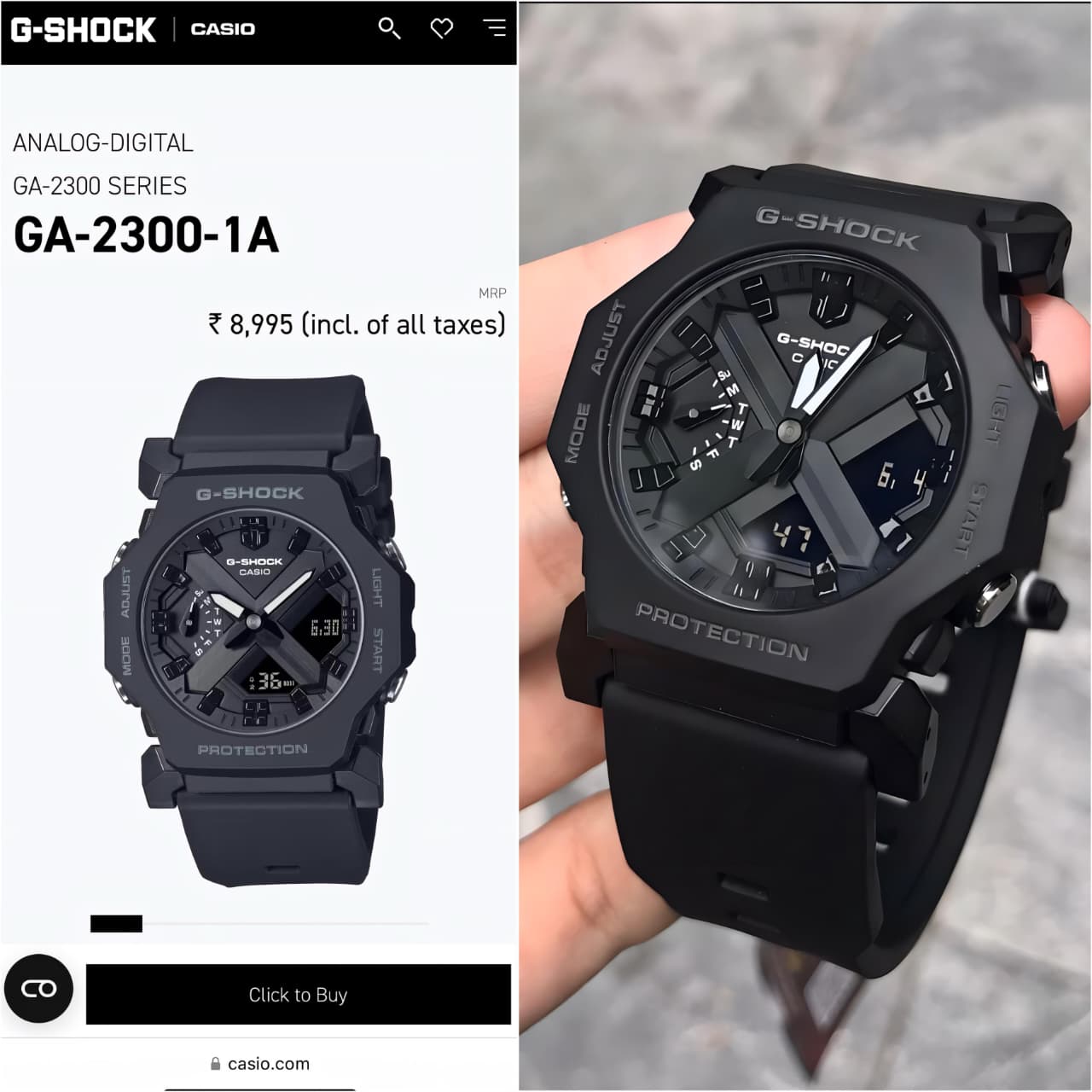 G Shock GA-2300 Octagonal Series