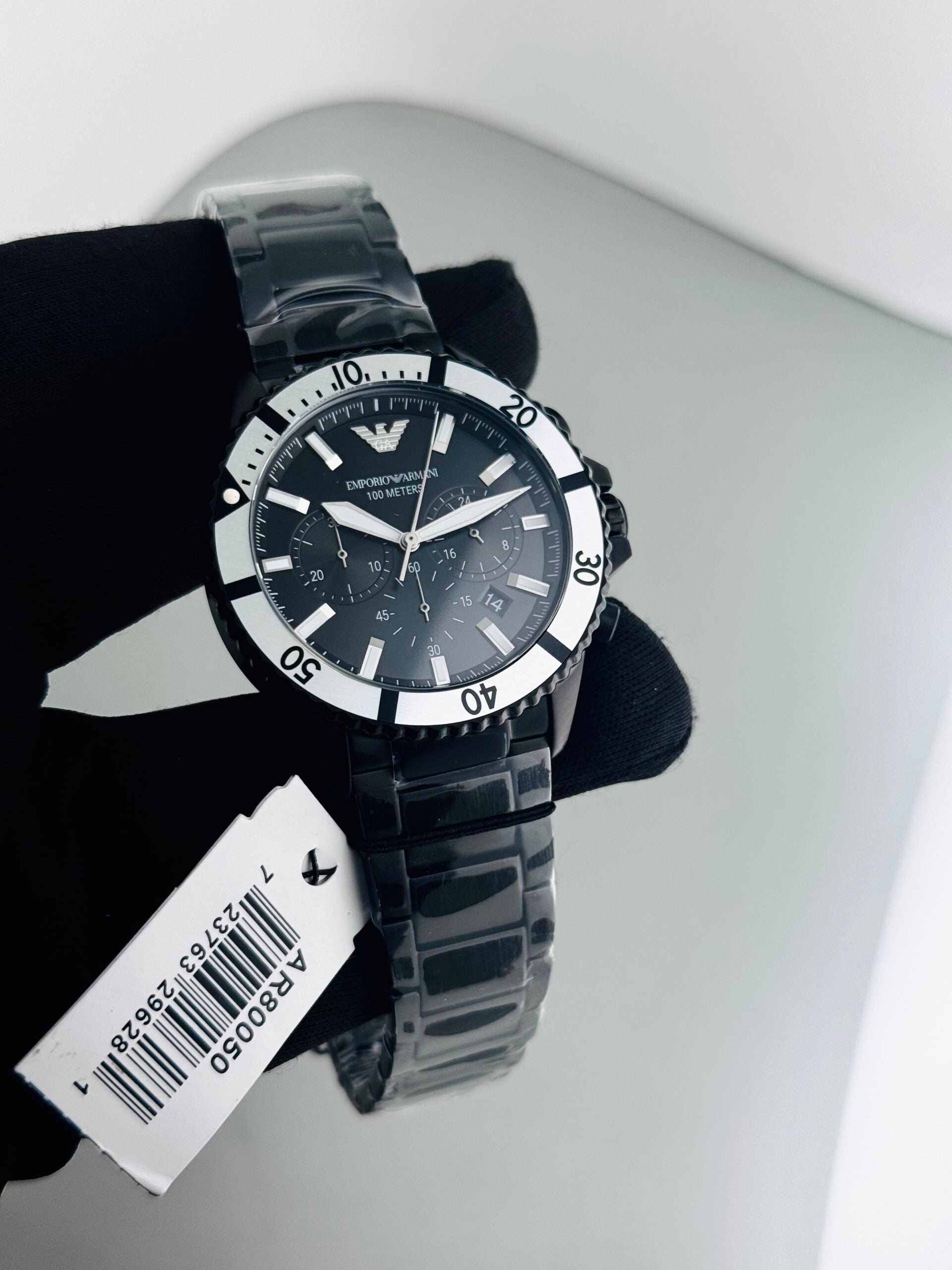 Emporio Armani AR80050 Black Chronograph