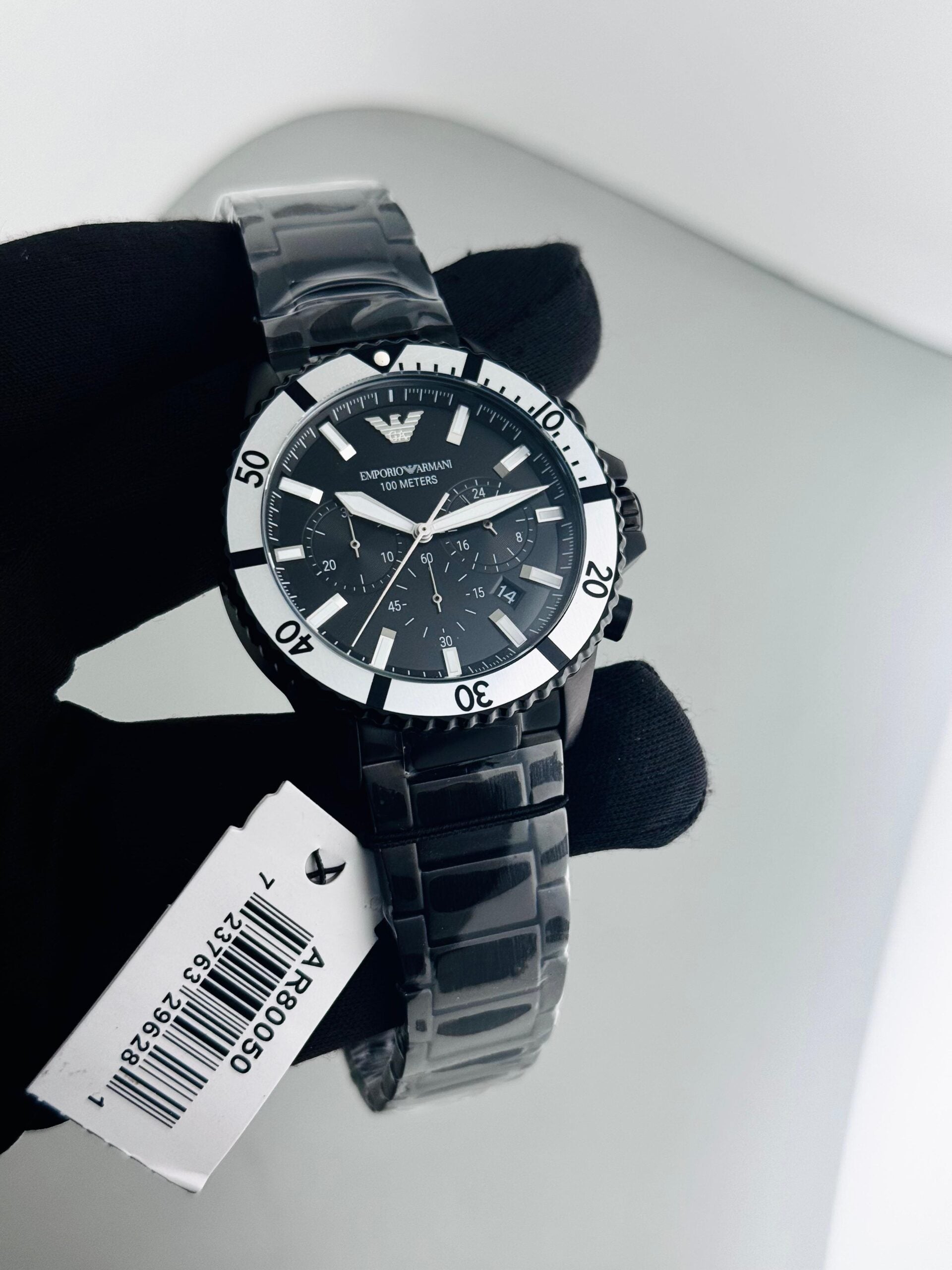Emporio Armani AR80050 Black Chronograph