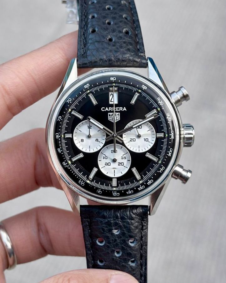 Tag Heuer Carrera Black &amp; White Chronograph