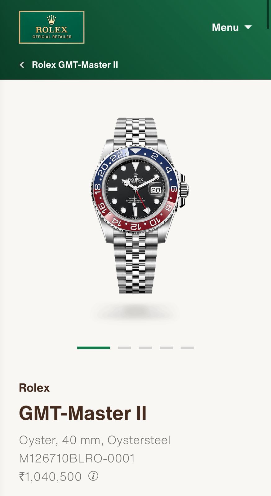 Rolex GMT-Master II Automatic