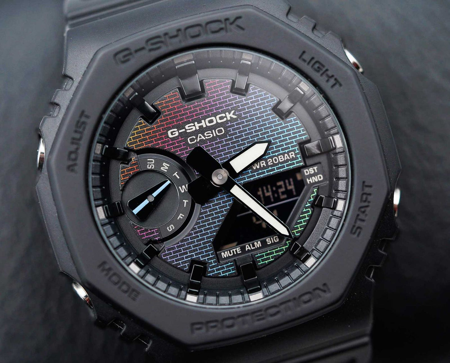 G Shock GA-2100RW-1A Rainbow Edition