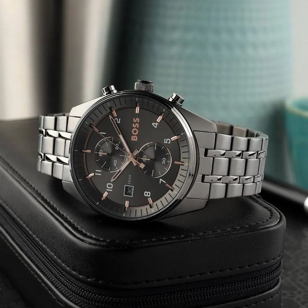 Boss Centre Court Black Dial