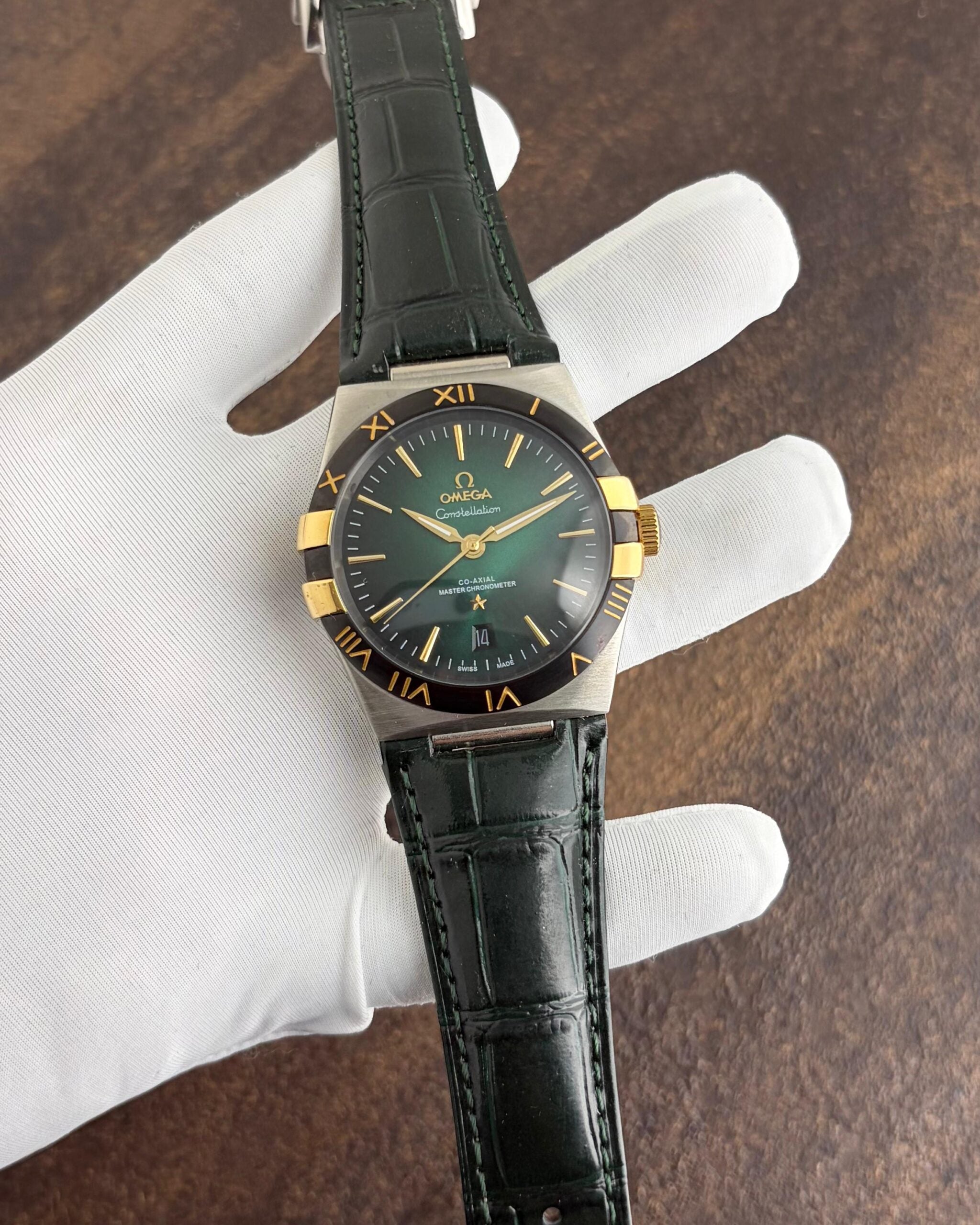 Omega Co-Axial Master Green Chronometer