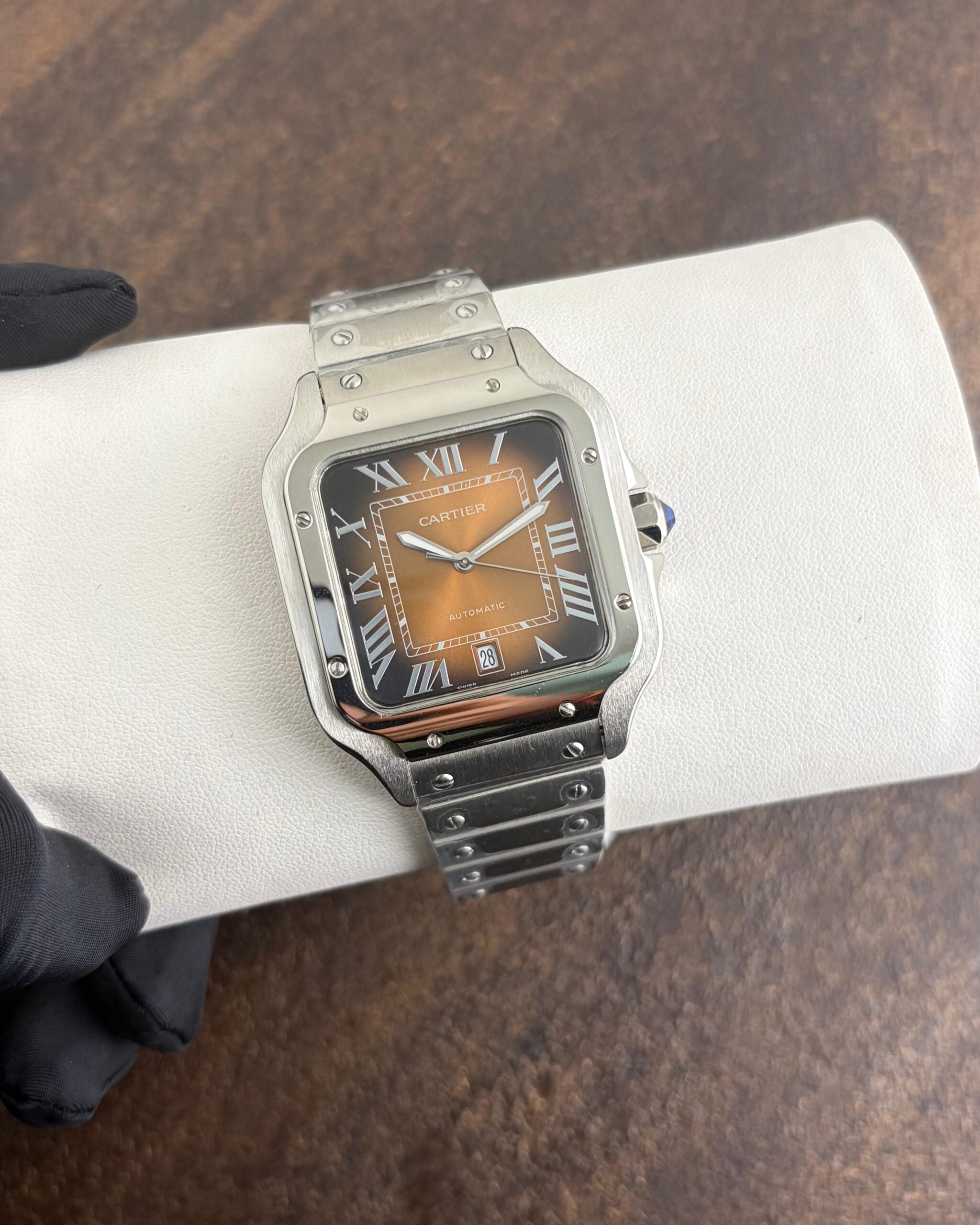 Cartier De Santos Brown Dial