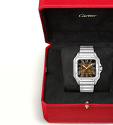 Cartier De Santos Brown Dial