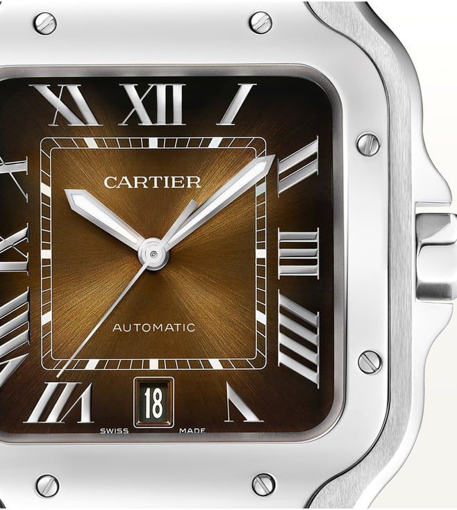 Cartier De Santos Brown Dial