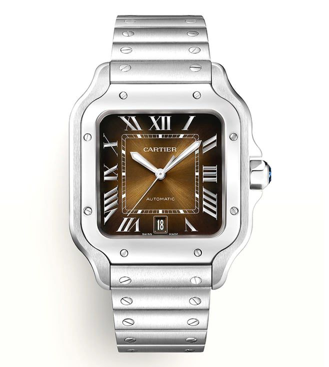 Cartier De Santos Brown Dial