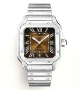 Cartier De Santos Brown Dial