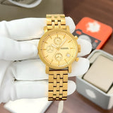 Fossil Boyfriend Chronograph Gold Edition