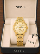 Fossil Boyfriend Chronograph Gold Edition