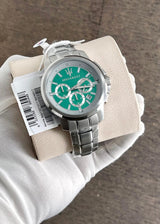 Maserati Silver Green Dial