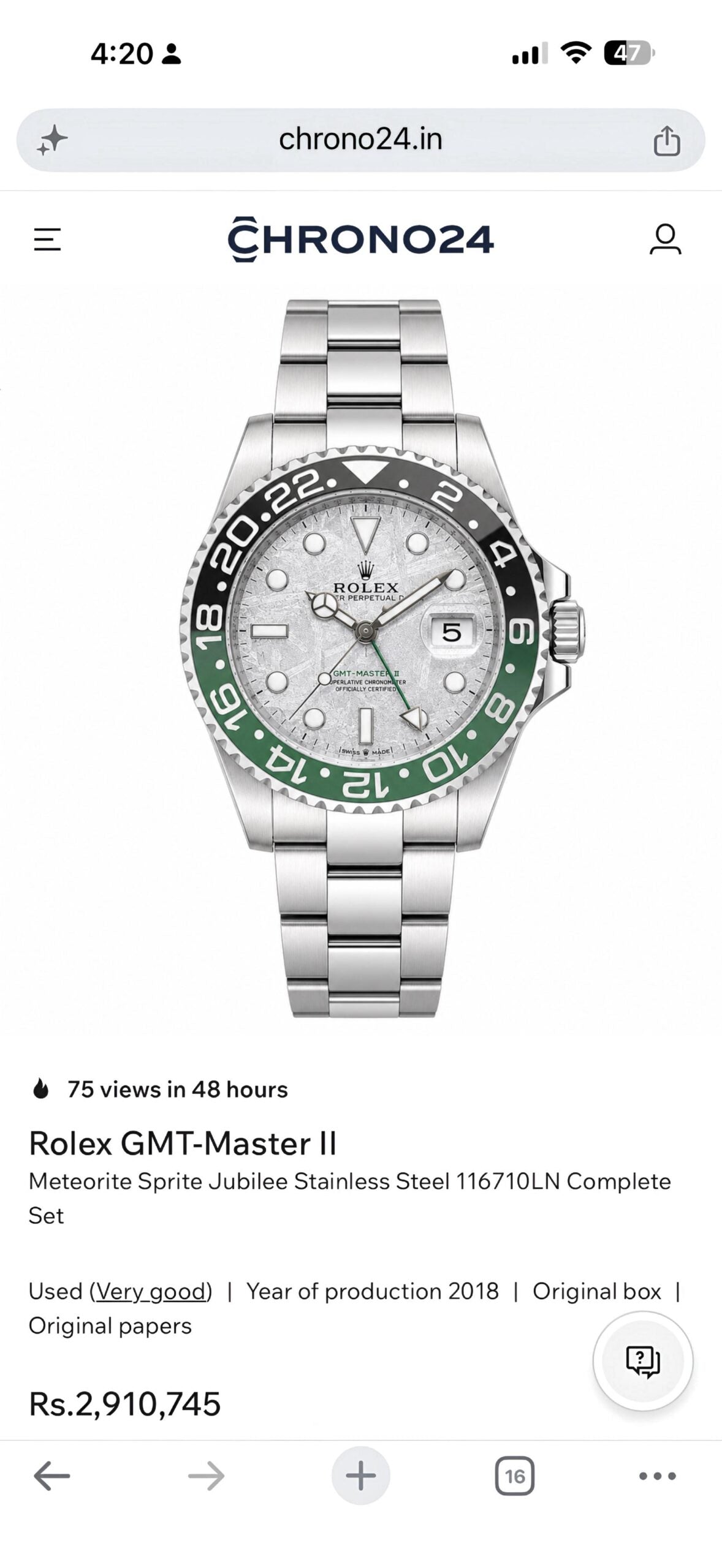 Rolex GMT-Master II Green Edition