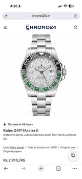 Rolex GMT-Master II Green Edition