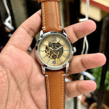 Fossil Skeleton Automatic Silver Edition