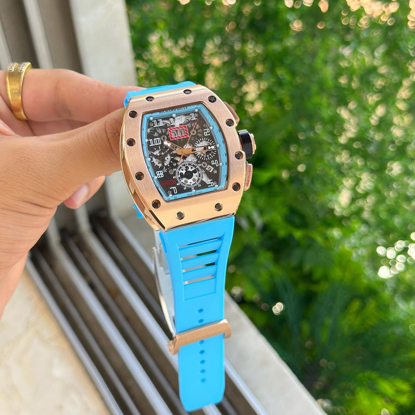 Richard Mille Ivory Rose Gold