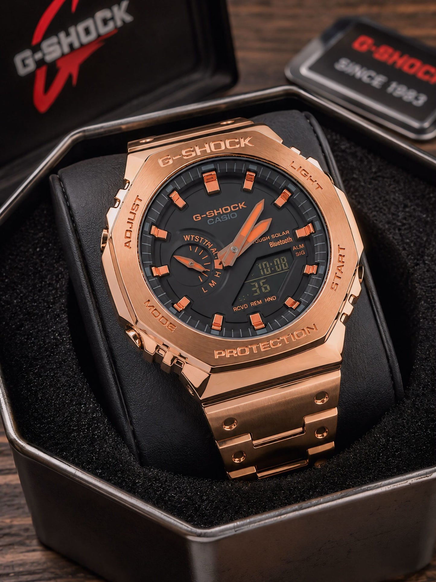 G Shock GM-B2100D Auto-Light Edition Golden