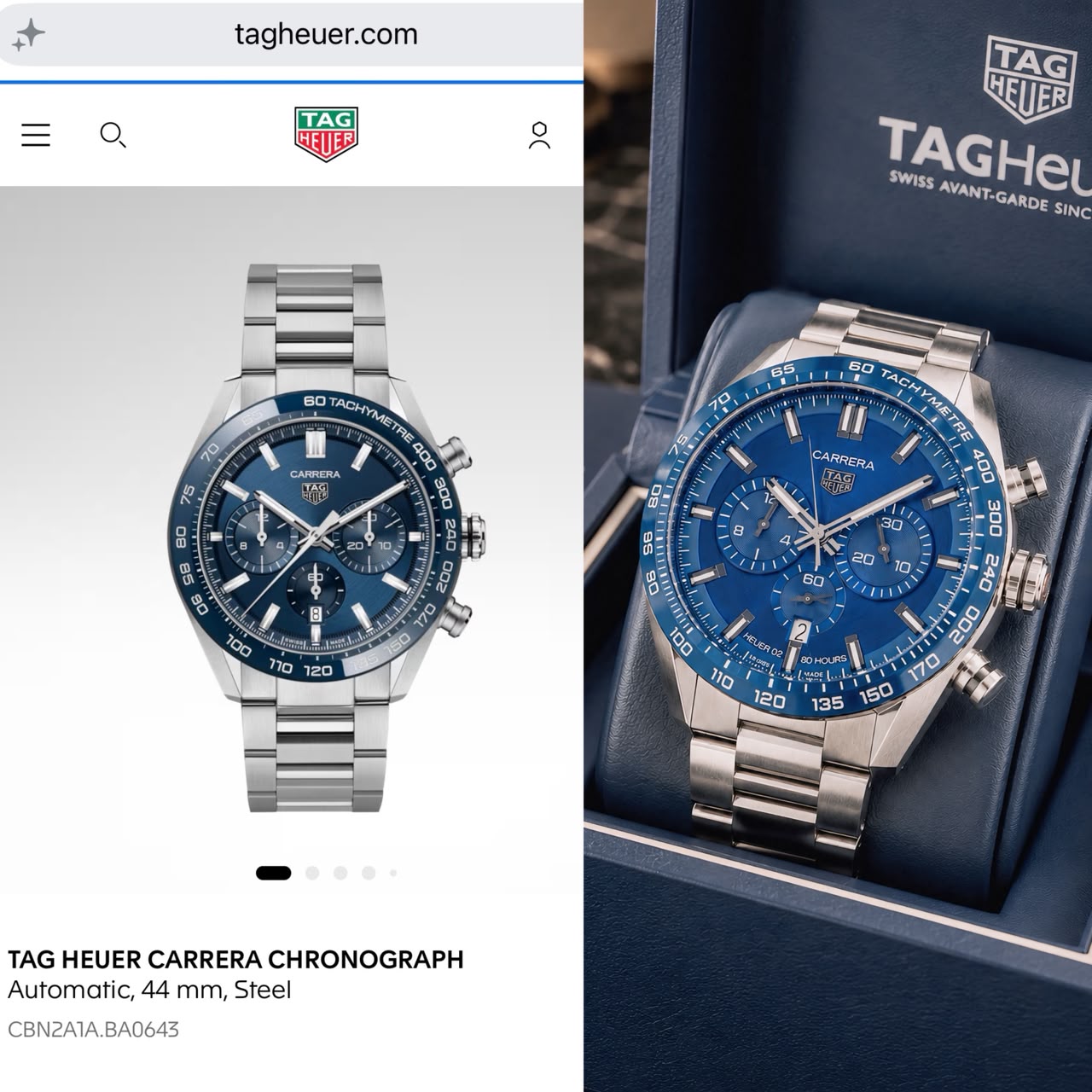 Tag Heuer Carrera Chronograph Green Dial
