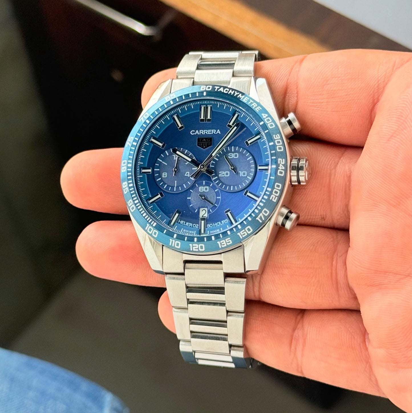 Tag Heuer Carrera Chronograph Green Dial