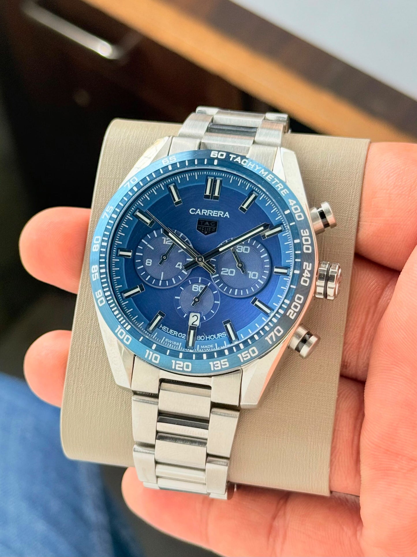 Tag Heuer Carrera Chronograph Green Dial