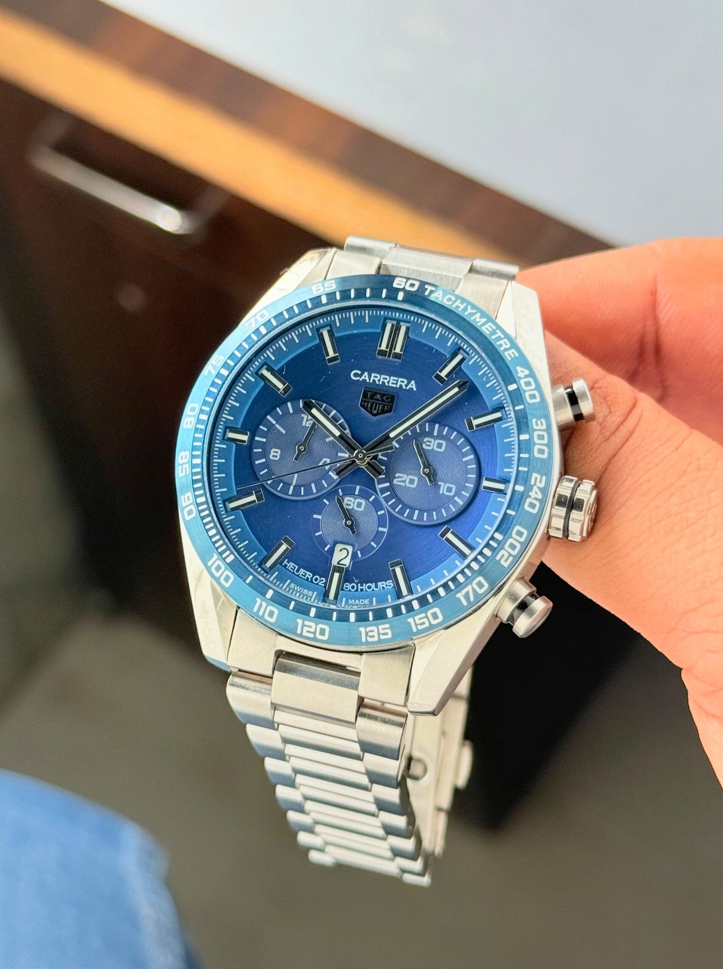 Tag Heuer Carrera Chronograph Green Dial