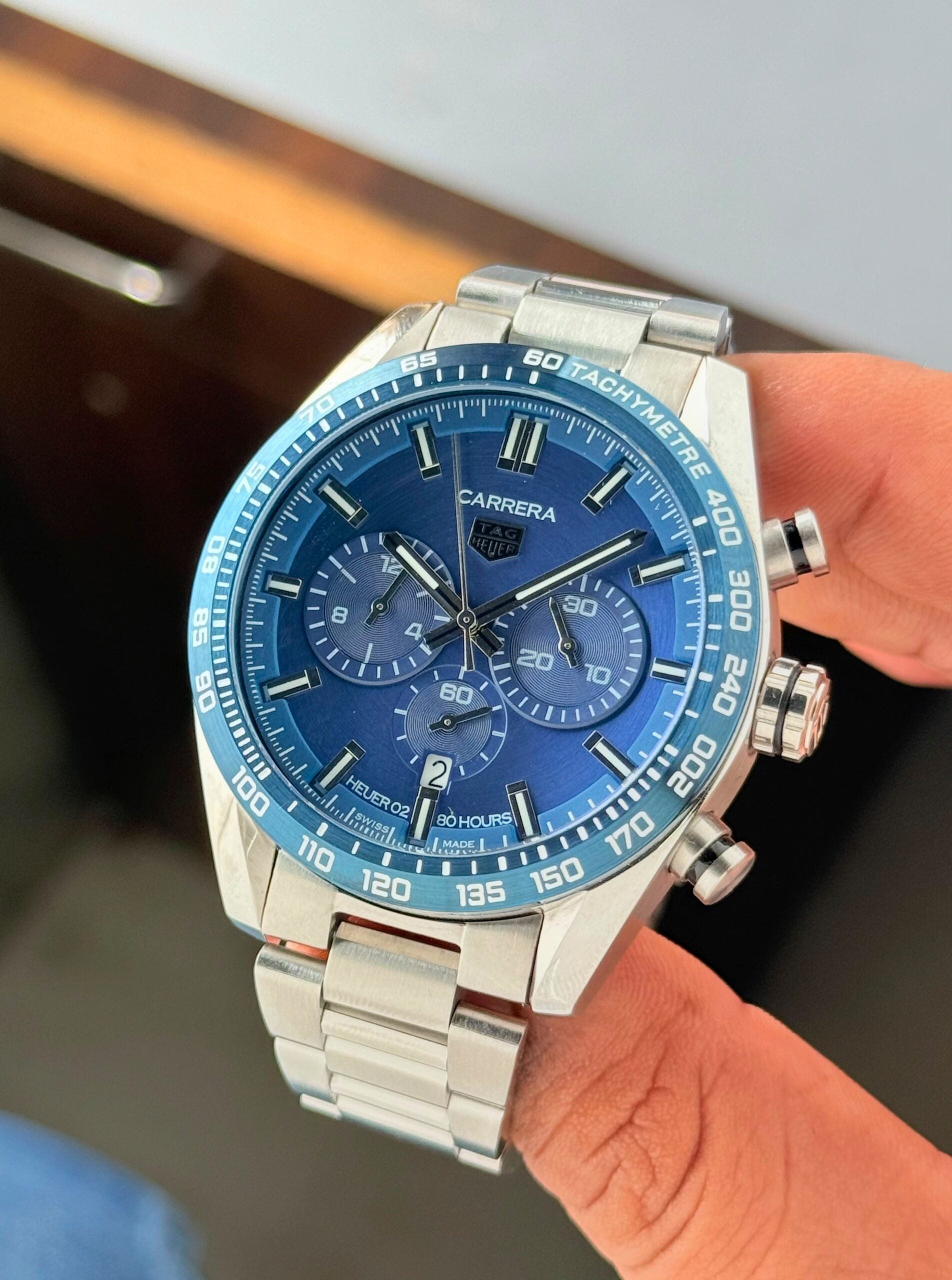 Tag Heuer Carrera Chronograph Green Dial
