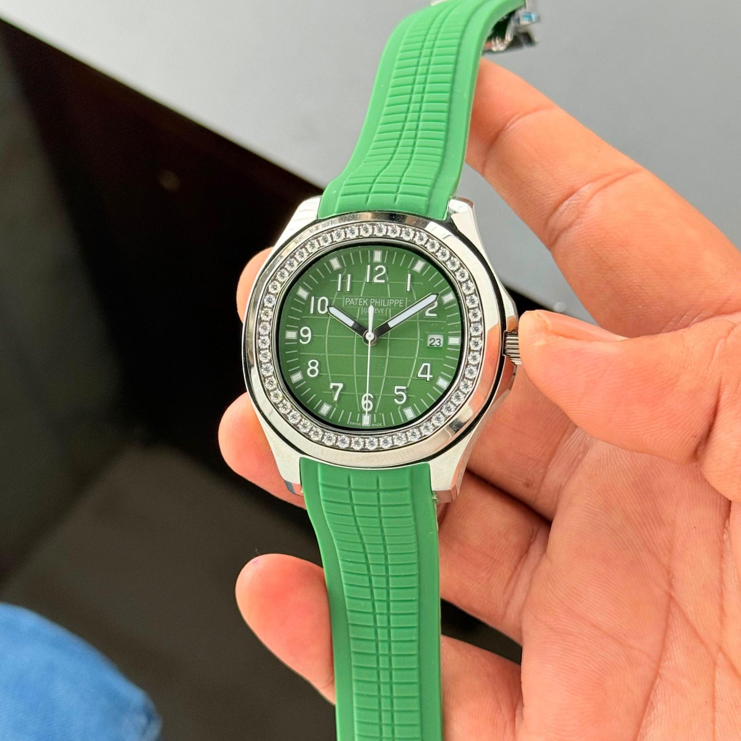 Patek Philippe Aquanaut Travel Time Green Edition