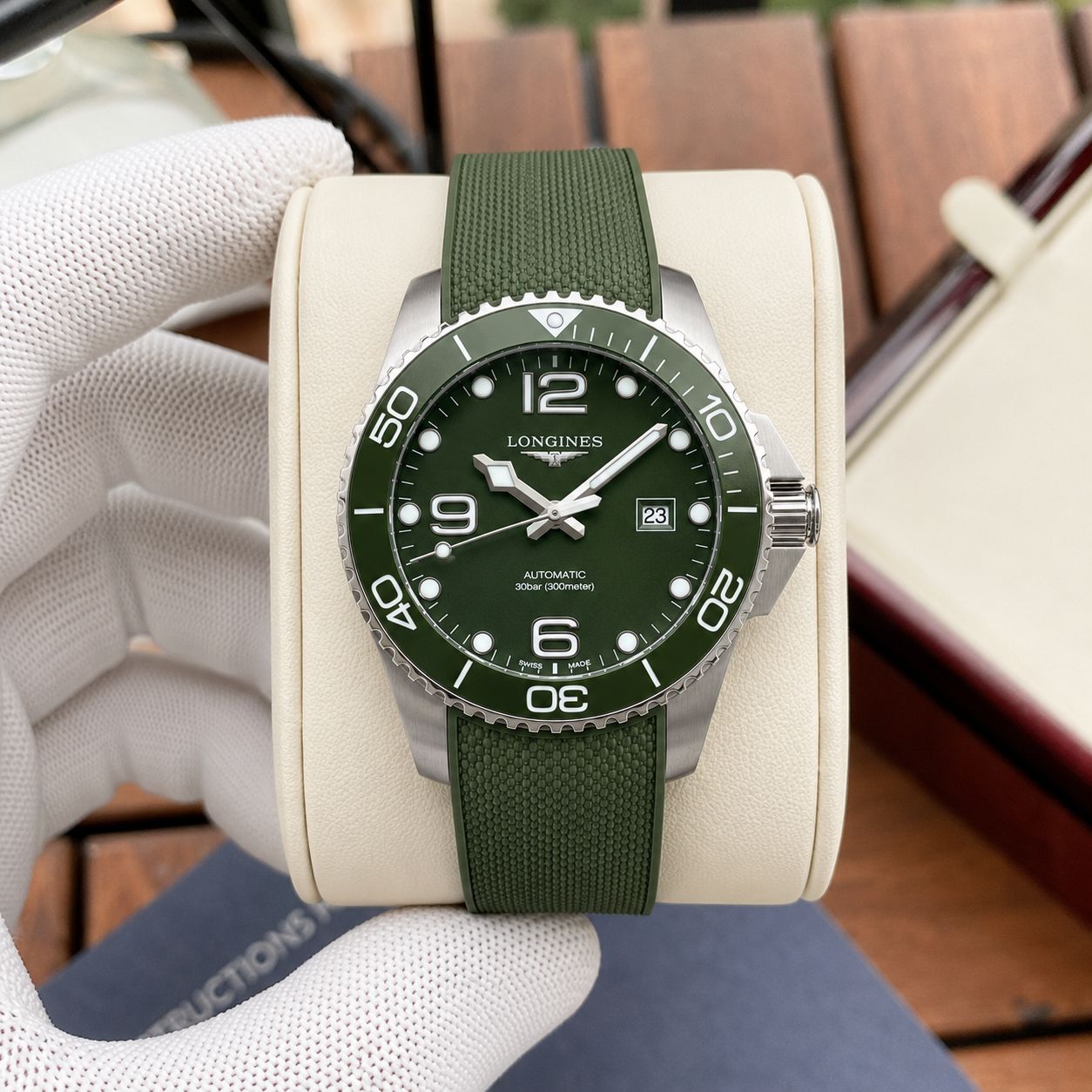 Longines HydroConquest Green Dial