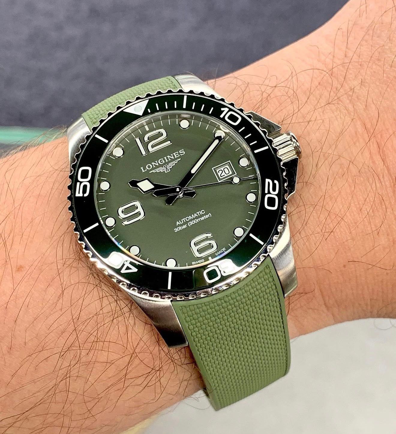 Longines HydroConquest Green Dial