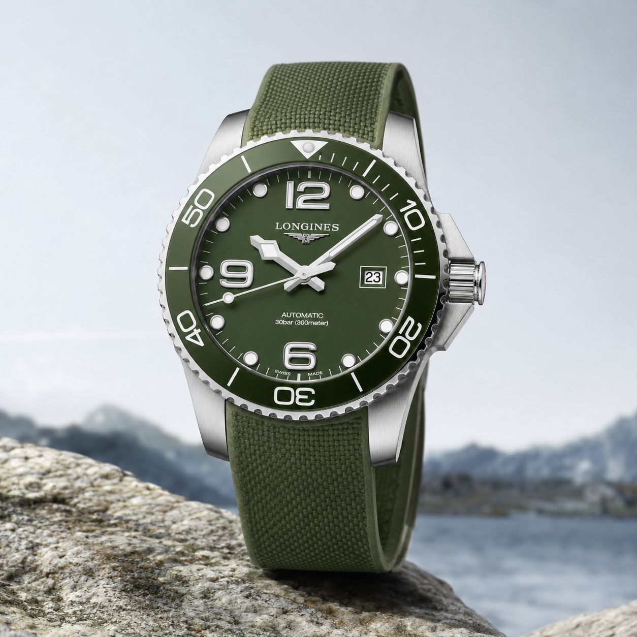 Longines HydroConquest Green Dial