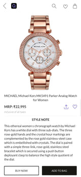 Michael Kors Parker Rose Gold MK5491