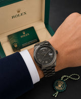 Rolex Oyster Perpetual Black Automatic Datejust