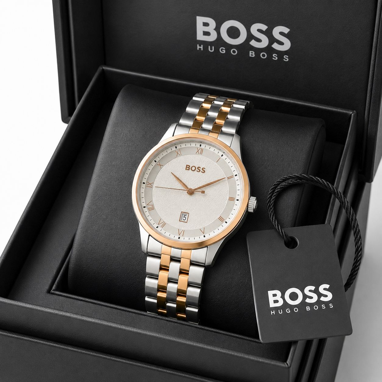 Hugo Boss Premium Chronograph White Dial