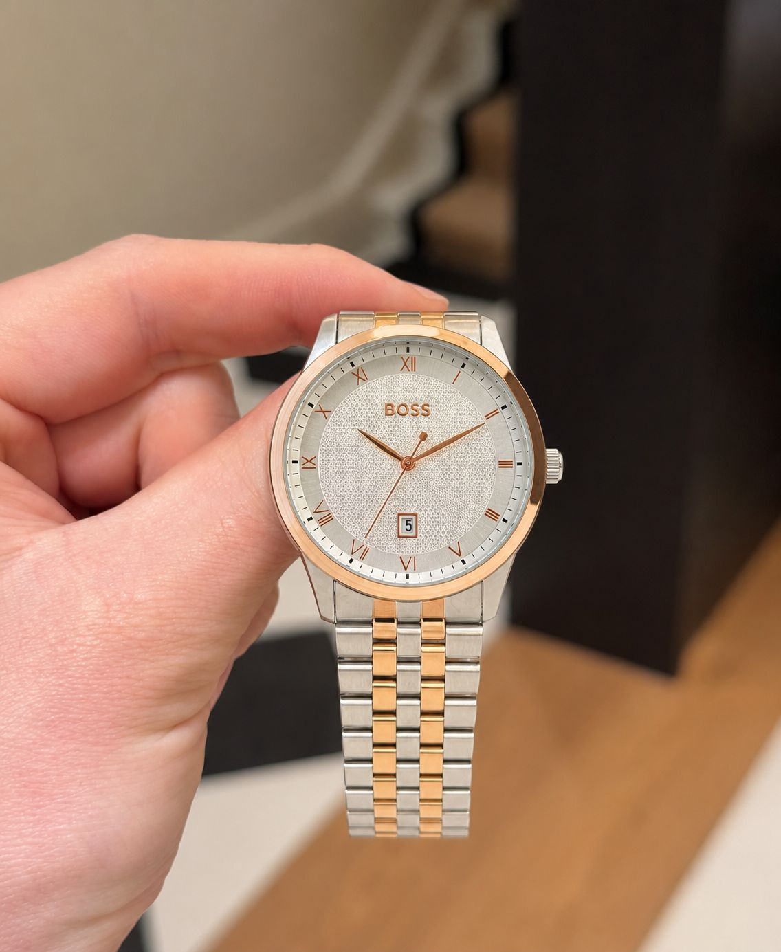 Hugo Boss Premium Chronograph White Dial