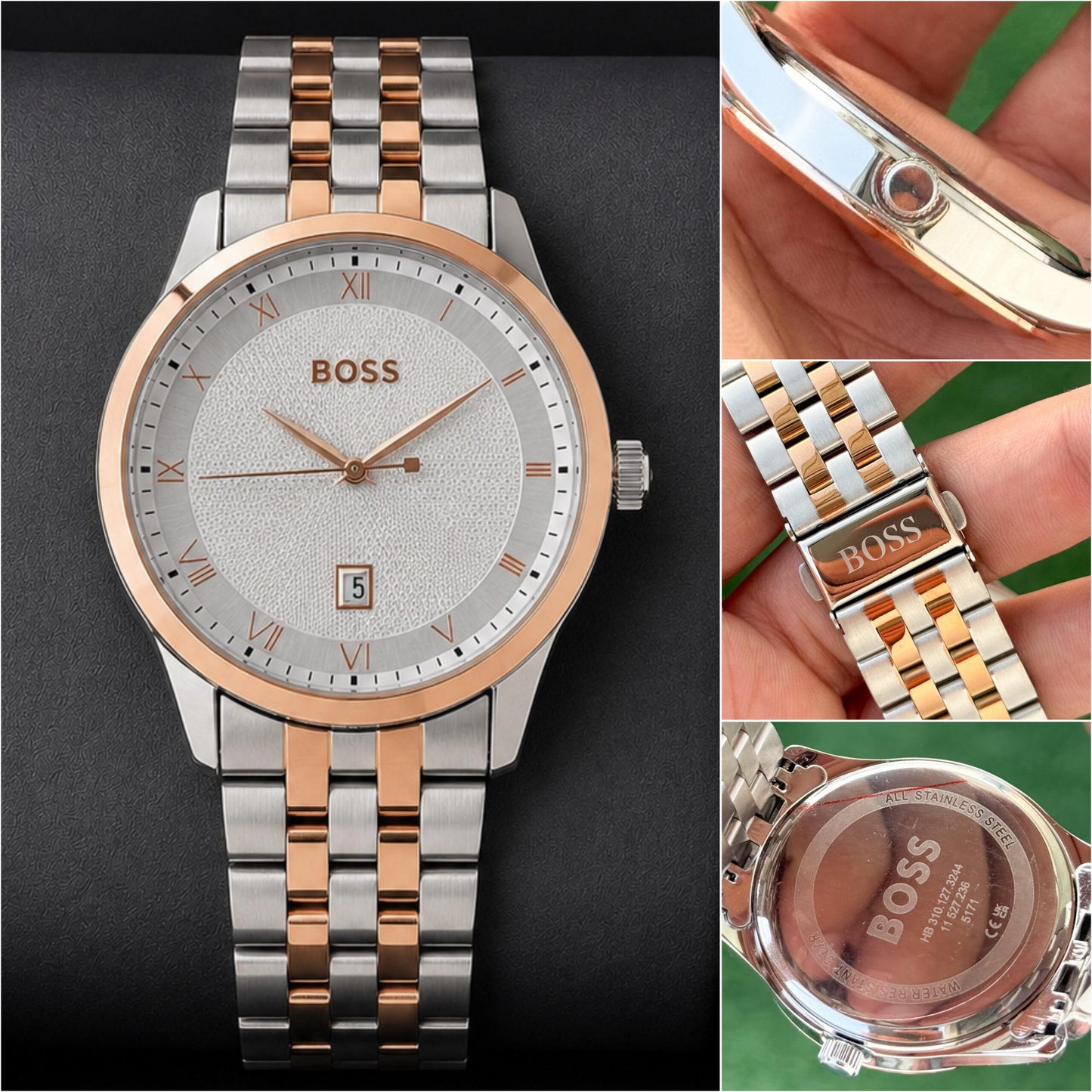 Hugo Boss Premium Chronograph White Dial