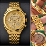 Emporio Armani Steel Classics Golden Dial