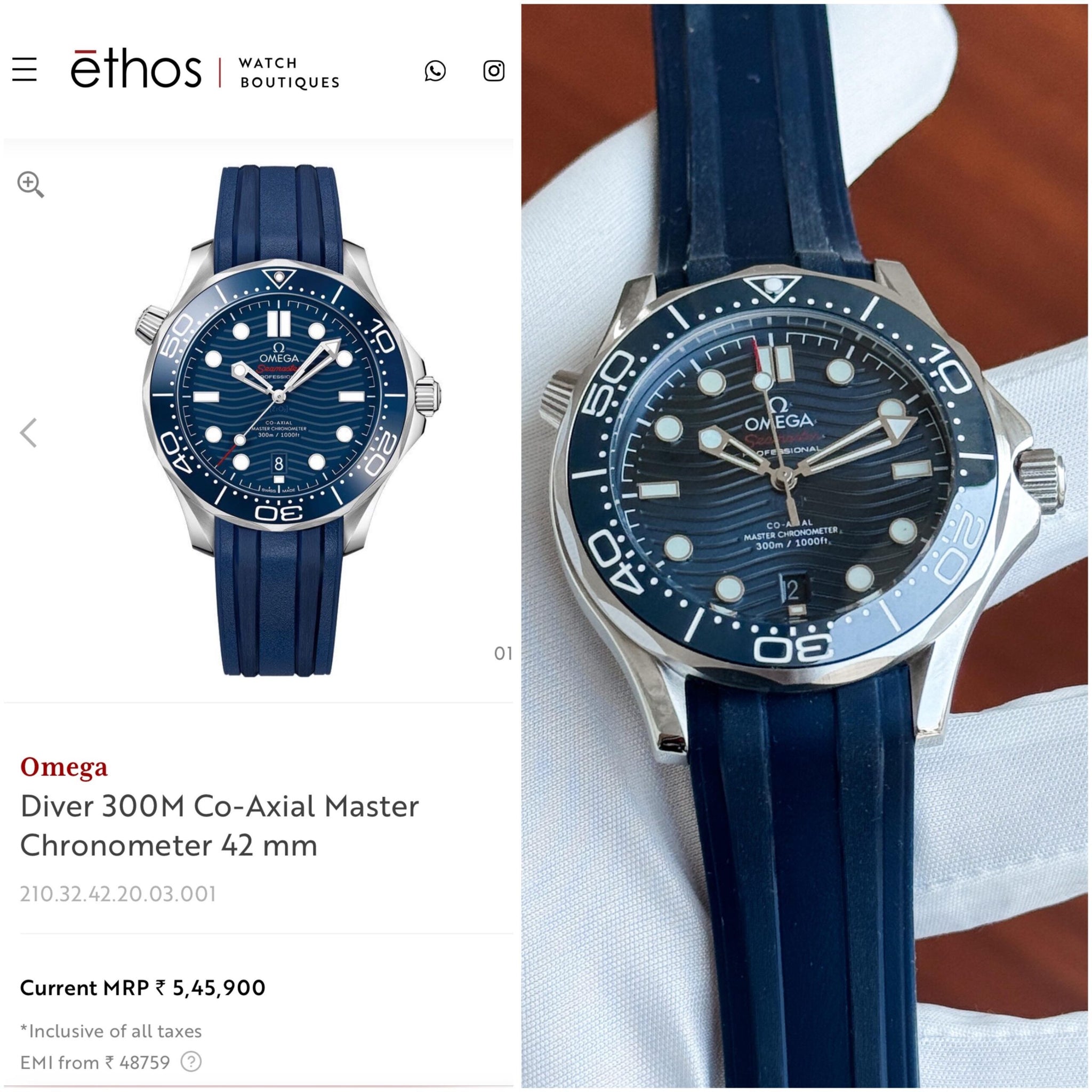 Omega Seamaster Co-Axial Master Chronometer