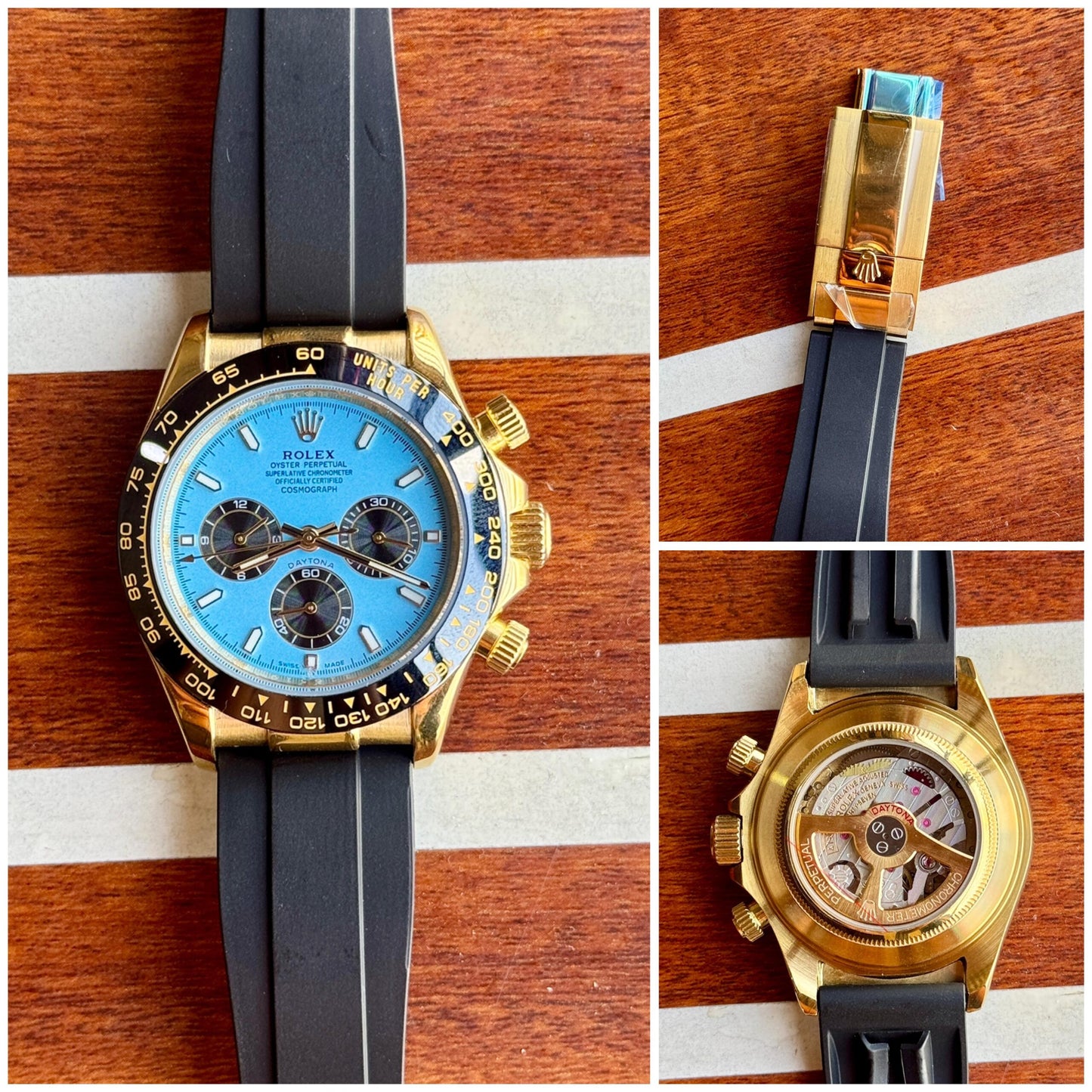Rolex Daytona Semi Eta Blue Dial